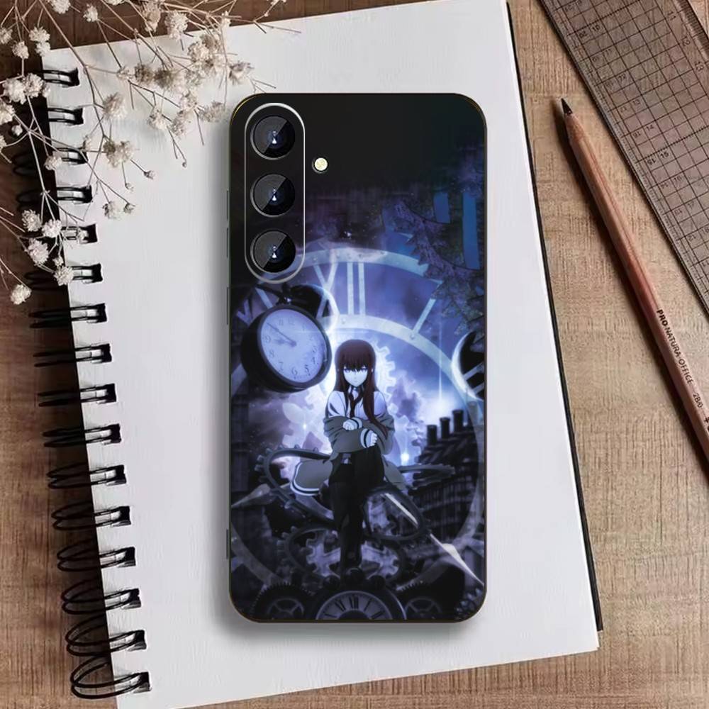 STEINS GATE F-Rintaro O-Okabe Phone Case For Samsung Galaxy A73,21,22,32,71,53,52,51,80,5G Soft Black Cover