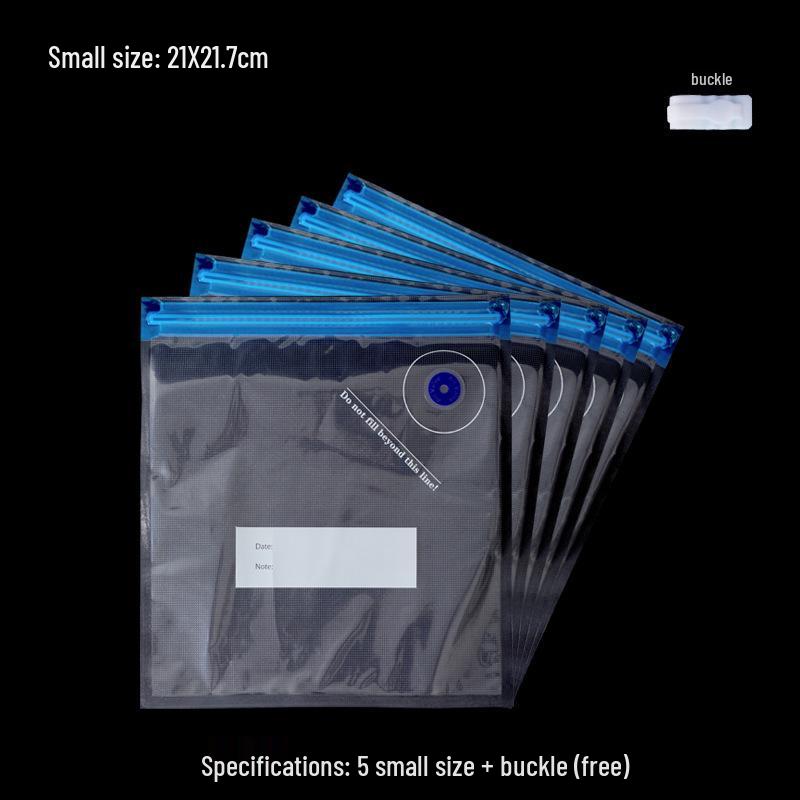 Japanese Vacuum Sealing and Storage Bags: Transparent, Self-sealing, Air-Extraction for Household Food Preservation