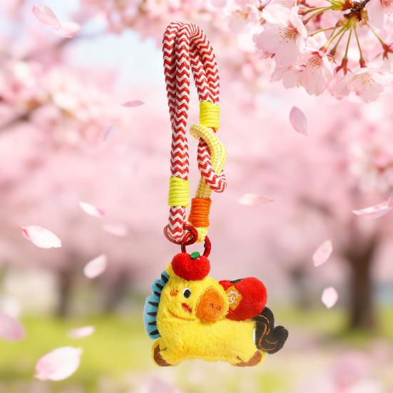 Yousheng Pony Pendant Year of The Horse Keychain Cute Horse Shape Good Luck Charm Lightweight Portable Bag Car Keychain Gift