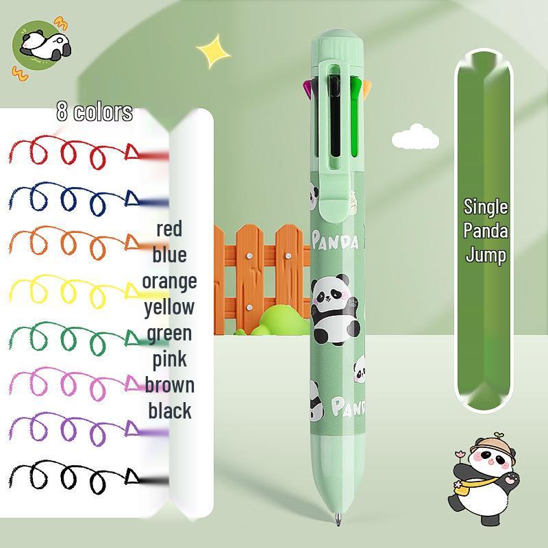 

Cartoon Multi-color Push-Type Ten-Color Ballpoint Pen
