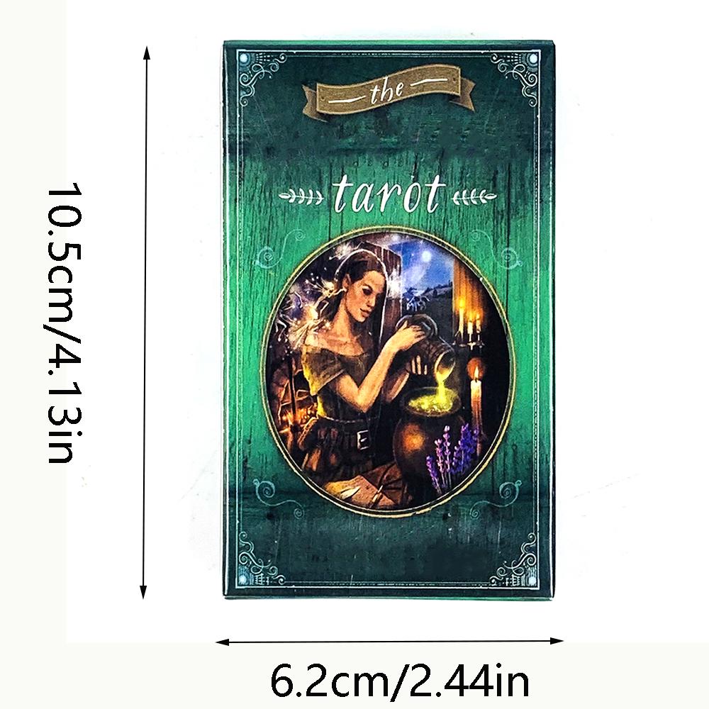 Heißverkaufte Tarotkarten Klassische Orakel Divination Visions Edition Brettspiel Deck, Feiertagsspiele Halloween und Weihnachtsgeschenke
