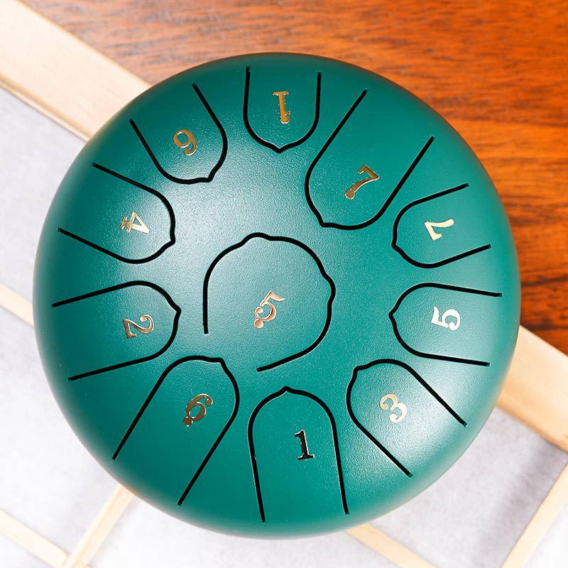 Éterický ocelový jazykový buben - 6/8/10/12/13/14 palcový Handpan perkusní nástroj.