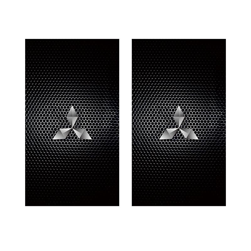

NEW Car Stickers B-Pillar Center Column Decoration Cover PET Decals Auto Accessorie Mitsubishi Eclipse Lancer Outlander ASX Colt