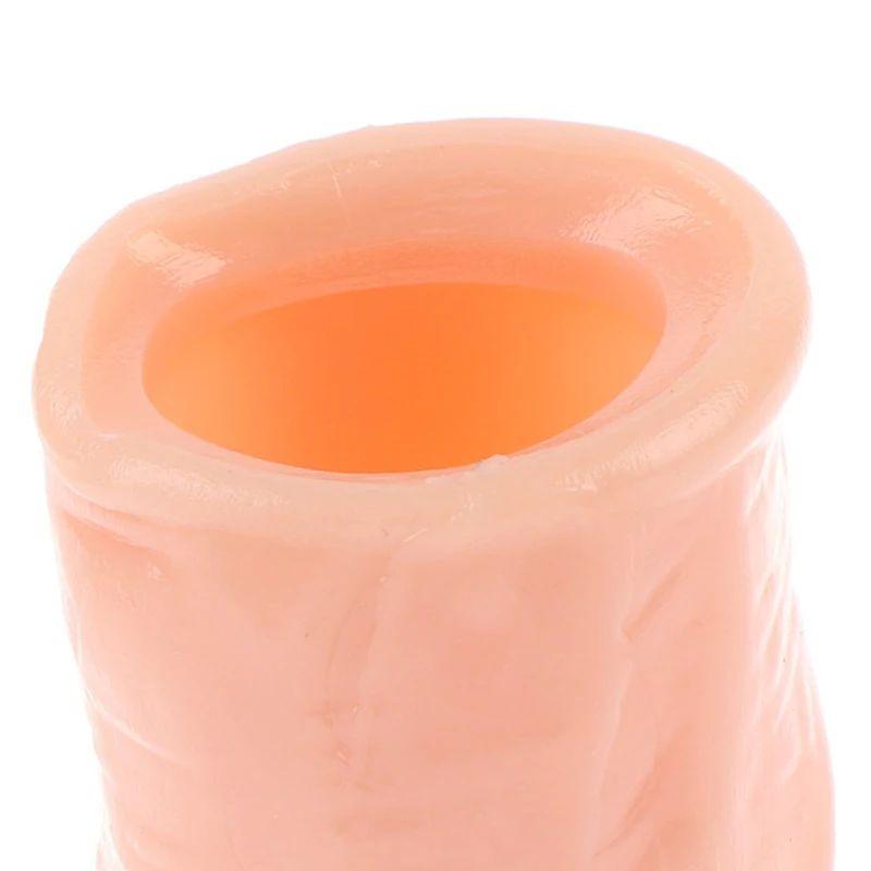 2-in-1 Set Penis Foreskin Resistance Ring Complex Corrector Reusable Penis Sleeve Delay Ejaculation Condom Cock Ring Couple Toys