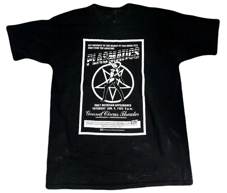 

Plasmatics Band Black Adult Unisex T-Shirt Full Size UU966 4XL