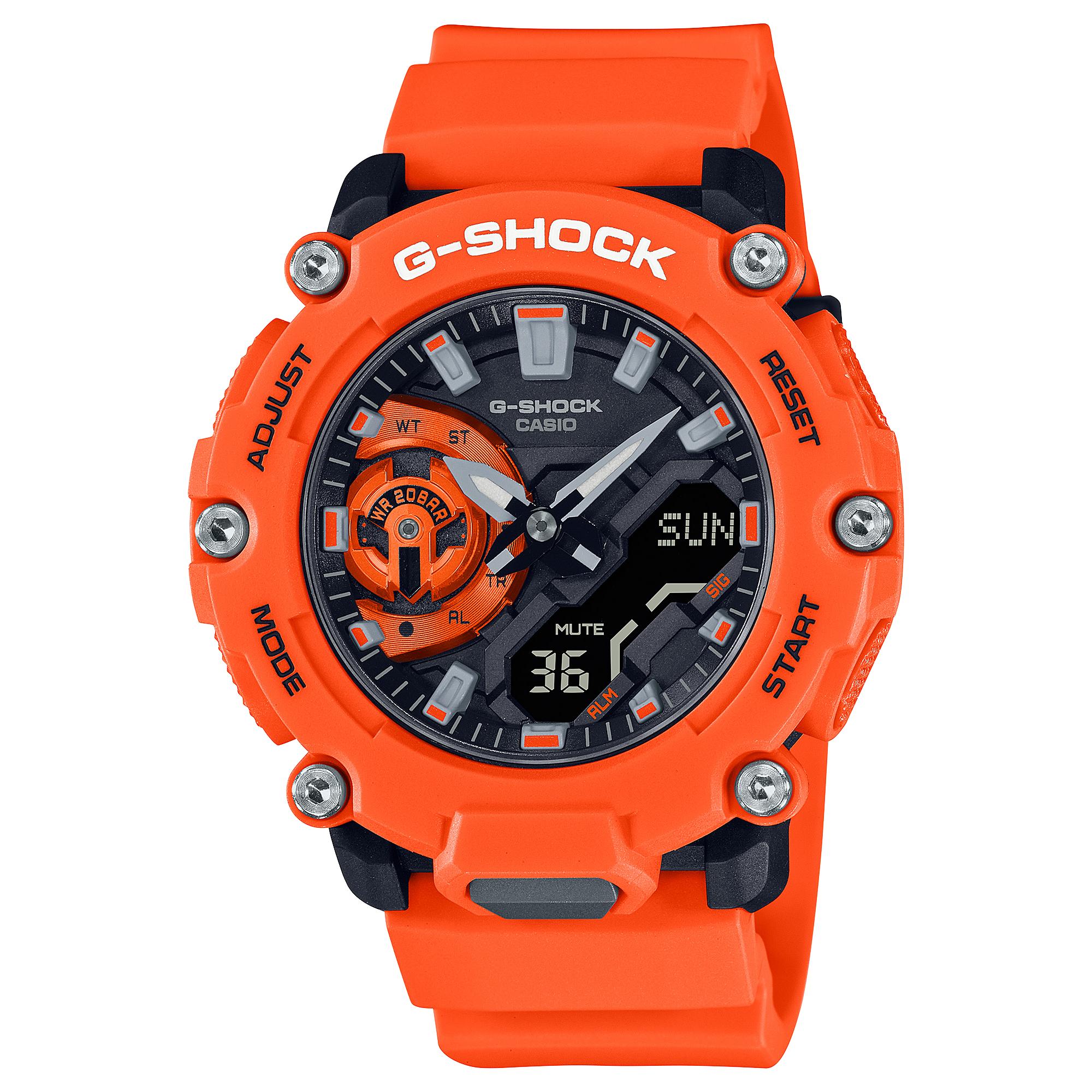 

Casio G-SHOCK Men s Resin 200M Water Resistant Digital Shock Resistant Quartz Watch GA-2200M-4A красный
