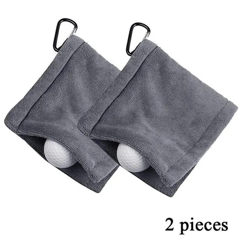 1/2 buc. Prosop de golf din microfibră uscat și umed cu cataramă, instrument de curățare a mingii de golf, accesorii pentru sport de golf