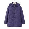 Elderly Women's Winter Cotton Coat with Detachable Hood - Loose Plus Size Warm Jacket for Mothers and Mother-in-Laws