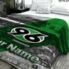 1PC Hannover 96 Custom Name Patterned Flannel Blanket Suitable For All Seasons for Home Decor Warmth and Comfort Gifts Holiday Present