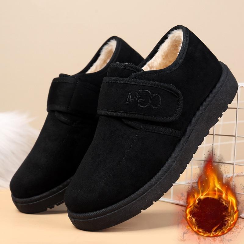 

Хлопковая обувь, Женские теплые ботинки, Повседневные хлопковые ботинки, Утепленные зимние ботинки, Ботильоны на мягкой подошве 39 чёрный