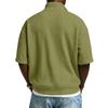 Men's Casual Quarter-Zip Short-Sleeve Top