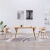 Dining Chairs 2 Pcs Cream Bentwood and Faux Leather