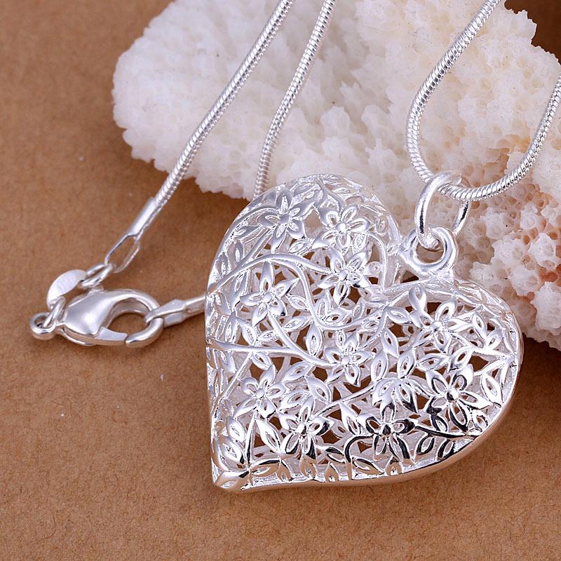 Special offer   Copper precious flower heart necklace earring for women fashion jewelry sets Gift wedding accessories