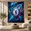 Decorative Tapestry,Chelsea FC Printed Wall Art, Lightweight Wall Hanging For Bedroom Background