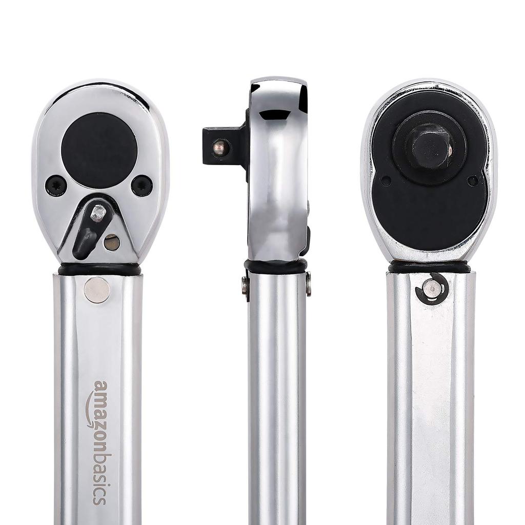 Amazon Basics Torque Wrench Drive Click Nm 1cm 20.4~108.5 Approx.