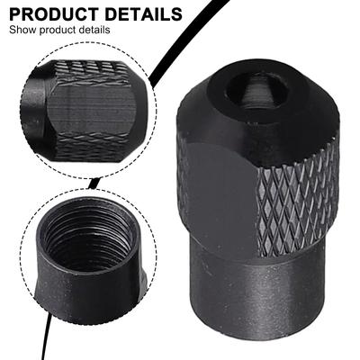5pcs Drill Chuck For Dremel Accessories Rotary Tools Chuck Nut Power Tool Accessories Zinc Alloy Nuts Abrasive Parts M8x0.75mm