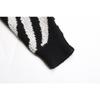 YYFS Women's Fashion Casual Fall Winter Colour Block Print Long Sleeve V-Neck Tops Women's Clothing Woolen Knitwear Sweaters