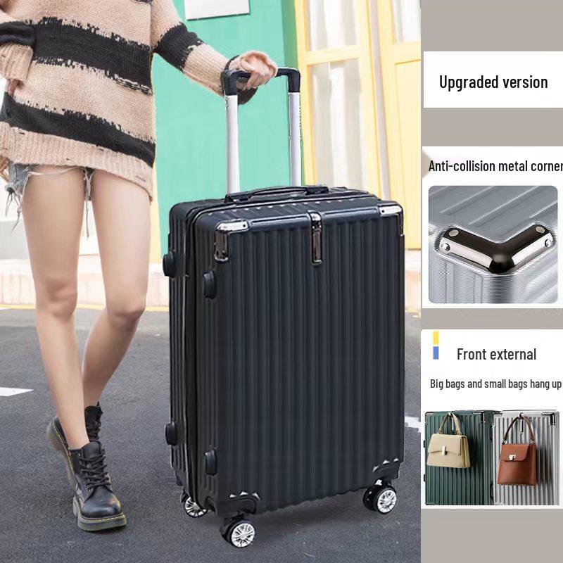 Βαλίτσα Τρόλεϊ 24 ιντσών με Παγκόσμια Ρόδα, Κλειδαριά Συνδυασμού και Χειραποσκευή 20 ιντσών