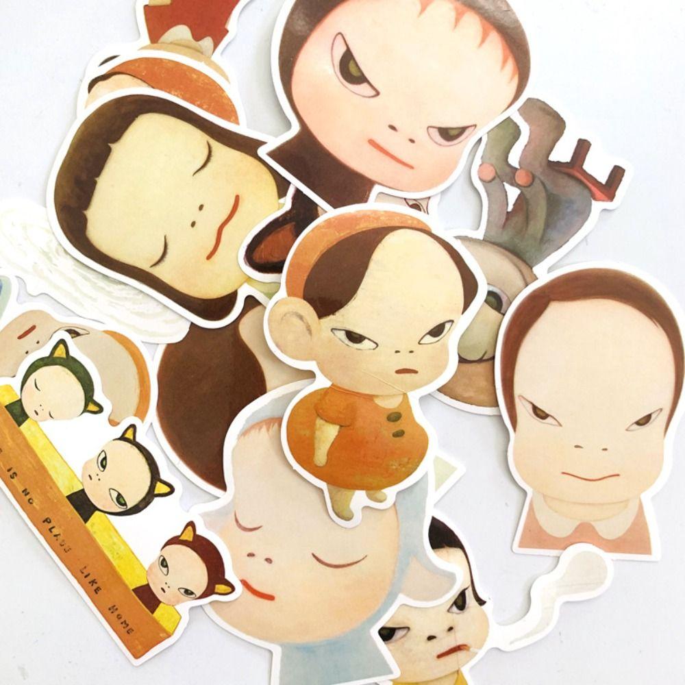 

13Pcs Caricature Nara Nara Car Sticker Self Adhesive Nara Phone Decal DIY Decal Sticker Snowboard 13pcs