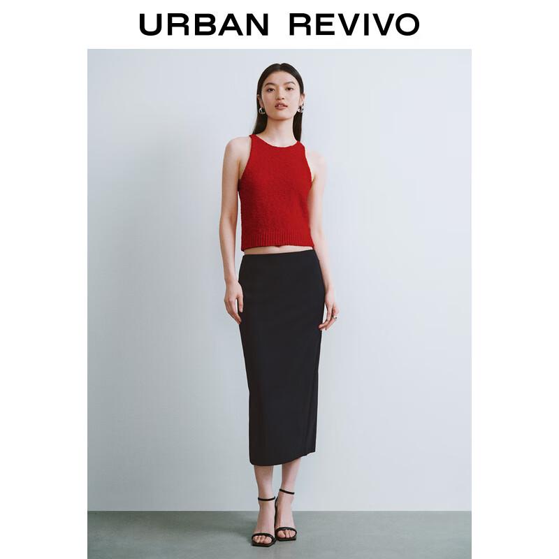 UR Women's 2024 Autumn Slim Fit Off-Shoulder Knit Top UWG940240