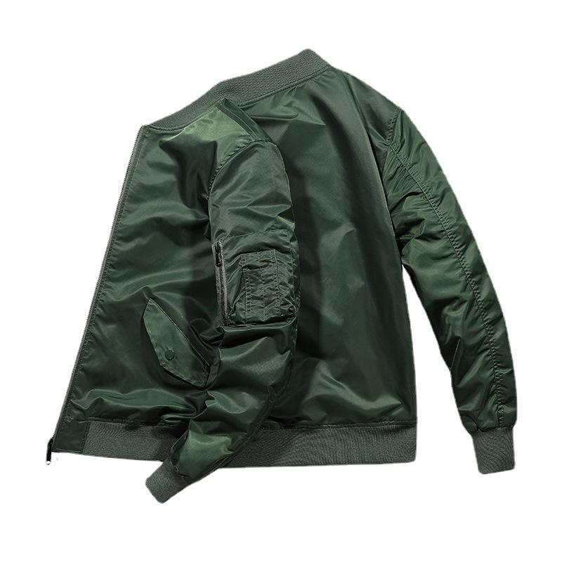 Herbst Luftwaffe Fliegerjacke Herren Bestickte Baseballjacke Jacke Arbeitsjacke