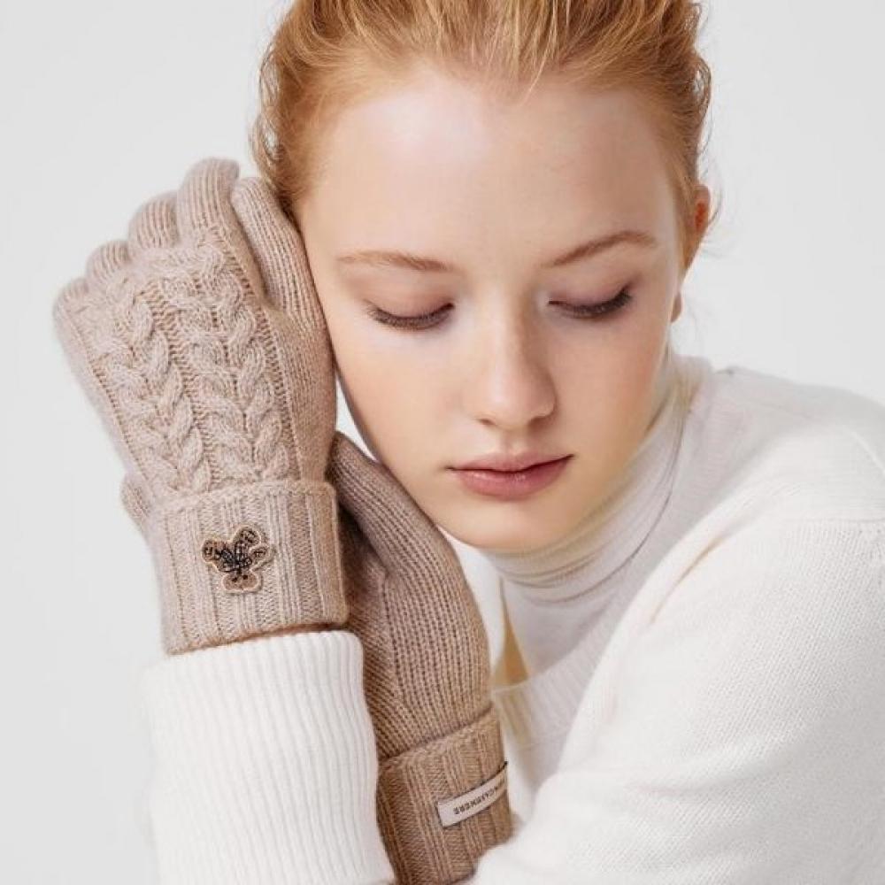 Daks Бежевый Кашемир 100 Перчатки-медведи Dcgv3f289i2 Single option