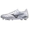 Morelia Neo 3 Beta Round Toe Comfortable FG Men Football Shoes Silver Gray P1GA219003