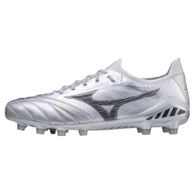 

Mizuno Morelia Neo 3 Beta Удобные мужские футбольные бутсы с круглым носком FG Серебристо-серые P1GA219003 44