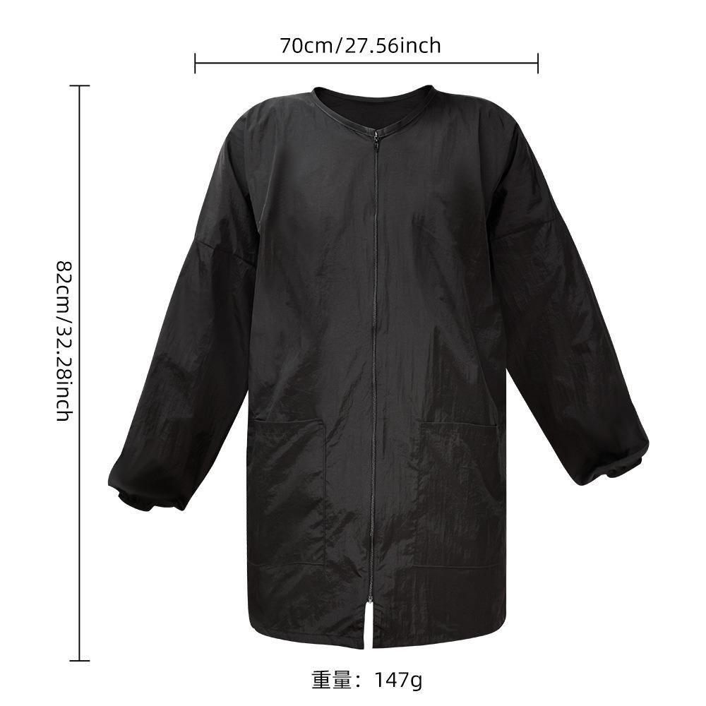 Waterproof Haircutting Capes Uniform Hairstyling Cloth Hairdresser Cutting Gown with Sleeved  Adult