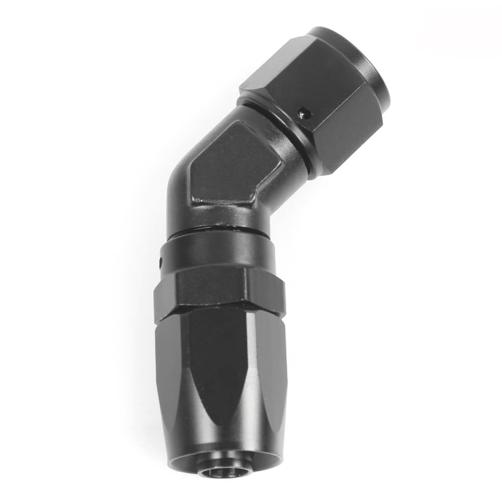 MUTEKI AN12-45° Fitting Adapter, Cooling System, Cooler, Intercooler, Aluminum, Connection, Forged
