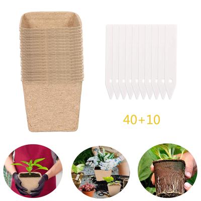 Seed  Peat Gardening Seedling Cup Environmental Pulp Molded Flower Pot