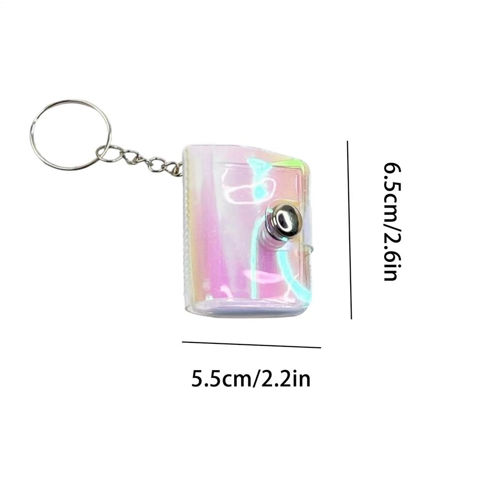 Photo Album Keyring Portable Scrapbook Storage Key Chain Photo Storage With Keychain For Wedding Birthday Friendship Graduation