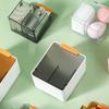 Free Punching Cotton Swab Storage Box with Lid Container Box Convenient Storage Drawer  Cotton Pad