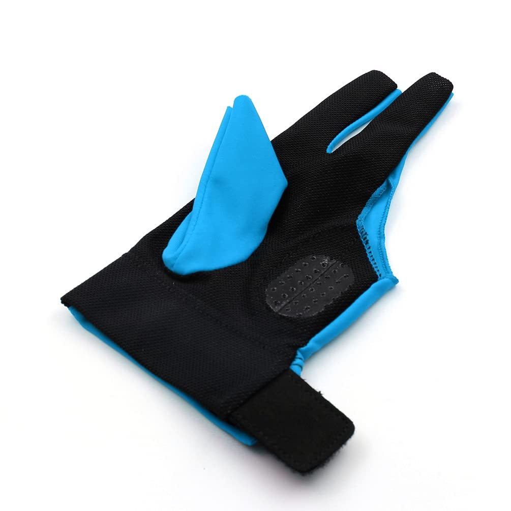 CUESOUL Left Hand Billiard Gloves, 3 Fingers, Cut-Out Gloves