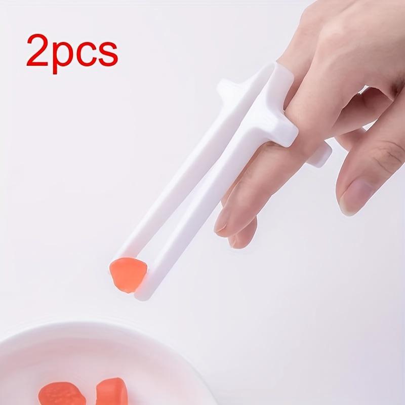 Creative Finger Food Clip Lazy Helper Chopsticks Game Playing Snacks No Mess Hand Chopsticks Finger Sleeve Food Clip