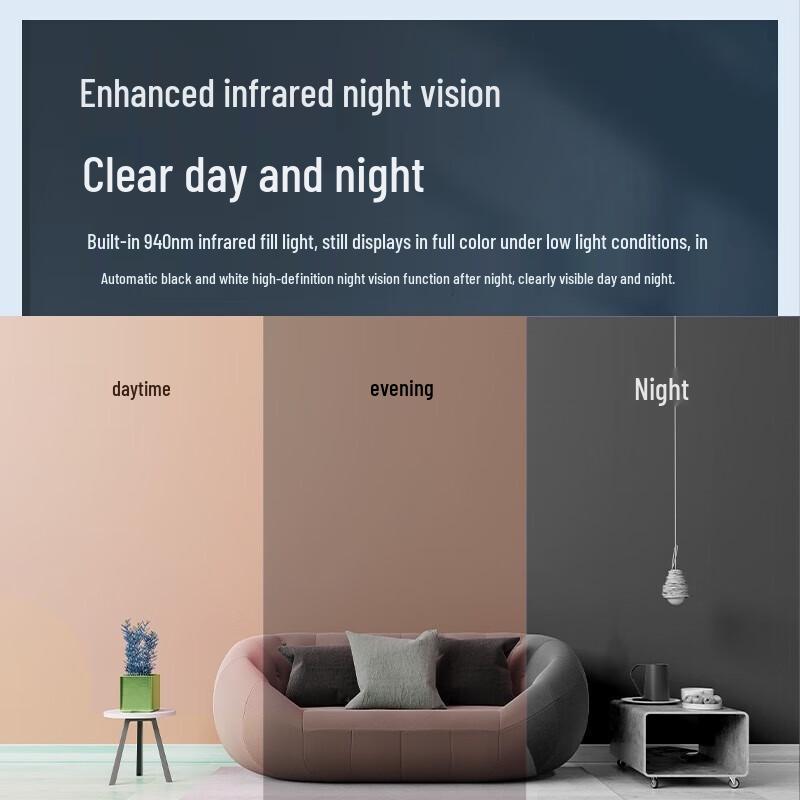 360 Little Waterdrop 3MP WiFi Baby Monitor Camera (CN Version)