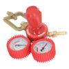 Acetylene Pressure Reducer 8mm Inlet Port Dual Display Shockproof Acetylene Gauge Meter