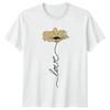 Love T-Shirt Minimalist Floral Nature Flower Birthday Gift For Him And Her
