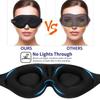 Eye Mask for Sleeping 3D Contoured Cup Blindfold Concave Molded Night Sleep Patch Block Out Light with Women Men