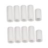 20 Pcs Silicone Gel Toe Finger Caps Covers Sleeves Tubes Unisex