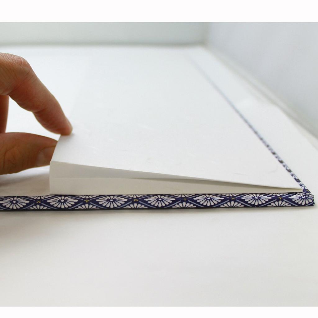 Kuretake Hanshi Hanshi Scissors Yuzen Paper Navy LA27-2