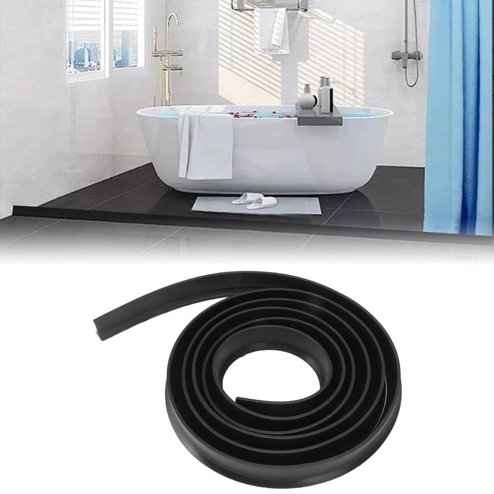 Self Adhesive Water Insulation Strip Bendable Water Barrier Shower Threshold Dam Kitchen Sink