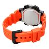 Casio World Time Digital Watch Orange X Silver Men's AE-1000W-4BV (Overseas Model) [Used]