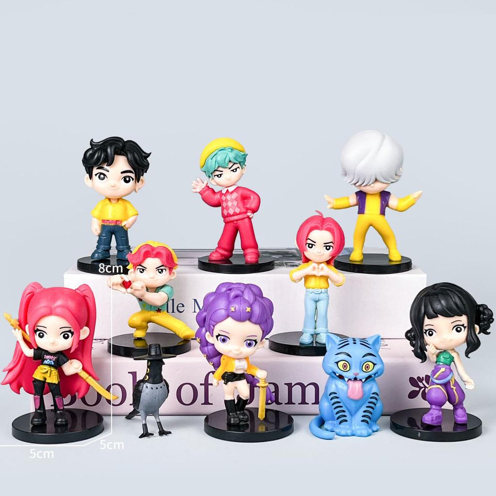 2026 Cute Kpop Devil Hunter Rumi Zoe Mira Anime Polyvinyl Chloride Character Collection Hot Anime Dolls Children's Gift DIY