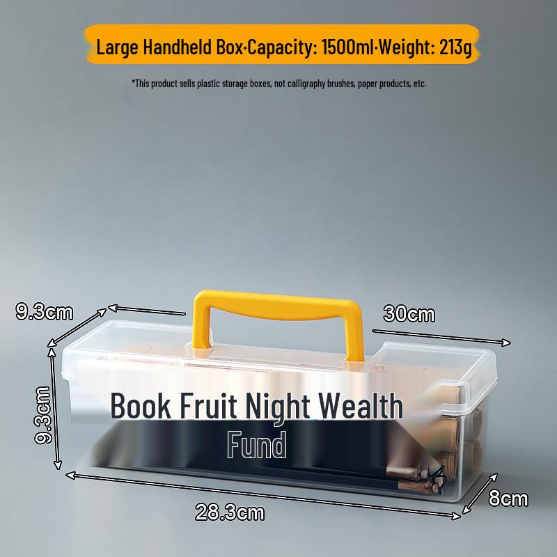 Large Capacity Portable Art Paintbrush and Pencil Case