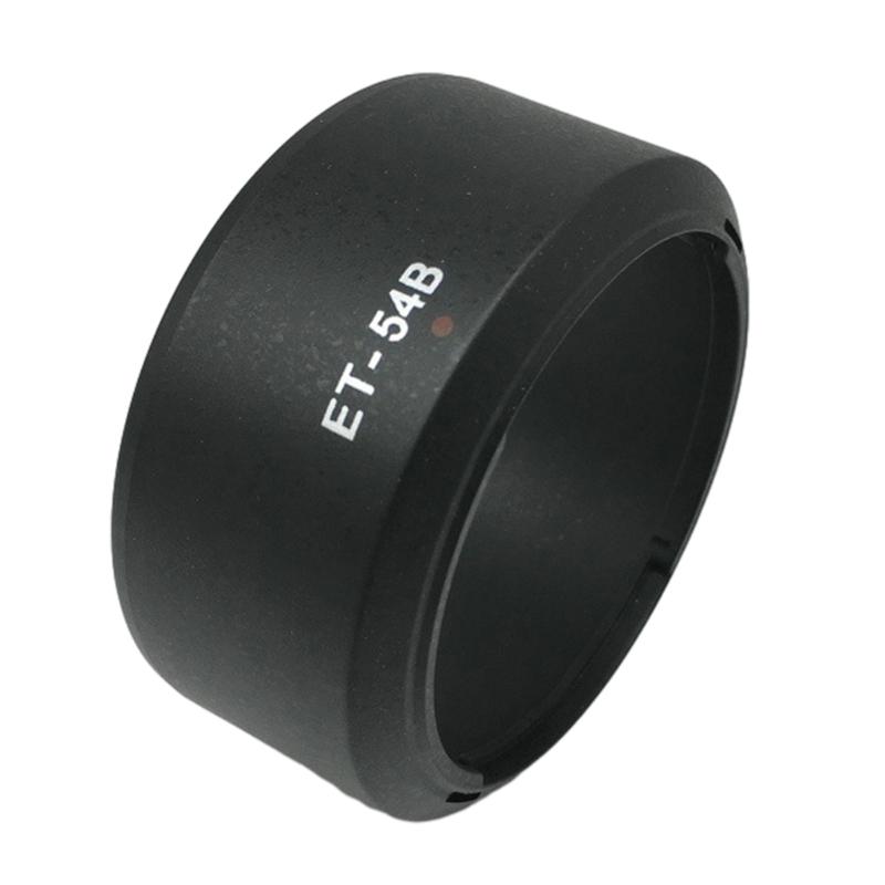 Lens Hood Sunshade ET-54B ET54B for EF-M 55-200mm STM EOS-M3-M10 Cameras Sun Blocker Reduce Reflections- 52mm