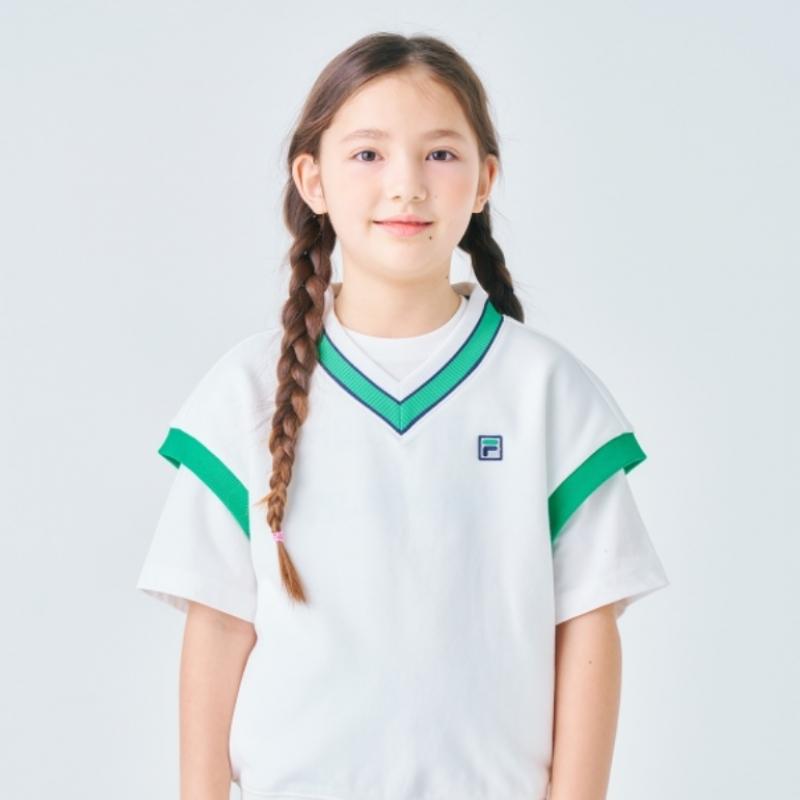 [fila Kids] Waffen Knit Vest  Fk2vtf1201x Owh  q0zFk2vtf1201xOwh