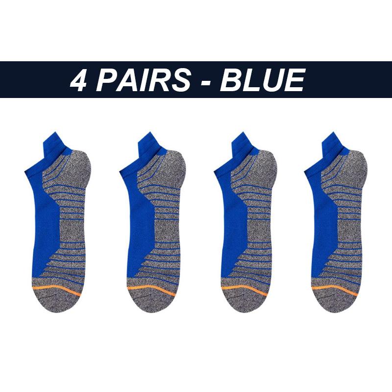 4 Pairs Hohe Qualität männer Sport Socken Neue Handtuch Unten Boot Socken Outdoor Atmungs Basketball Männlich kurze röhre Socken