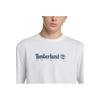 Timberland Letter Pattern Printed Short Sleeve Round Neck T-Shirt Men Tops White TB0A41Z51001
