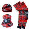 Breathable Cycling Cap Neck Gaiter Arm Sleeves Set Lightweight Quick Dry Outdoor Sports Sun Protection UV Shield for Biking Hiking Running